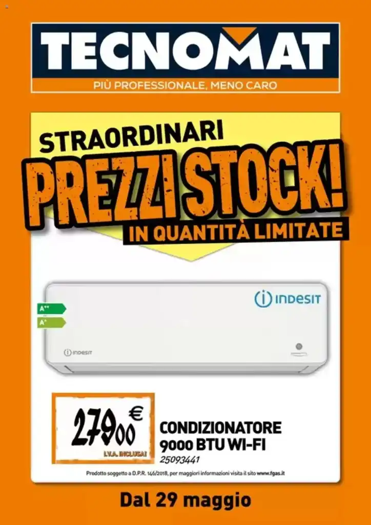 Volantino Tecnomat Prezzi Stock online dal 29/05 al 25/06/2025