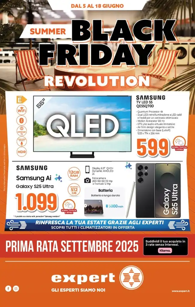 Volantino Expert Di Lella Black Friday dal 5 al 18/06/2025