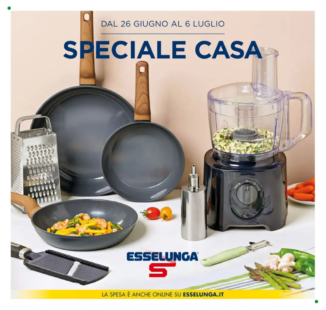 Volantino Esselunga Speciale Casa dal 26/06 al 6/07/2025