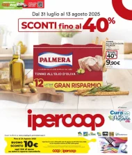 Volantino Ipercoop Sconti fino al 40% dal 31/07 al 13/08/2025