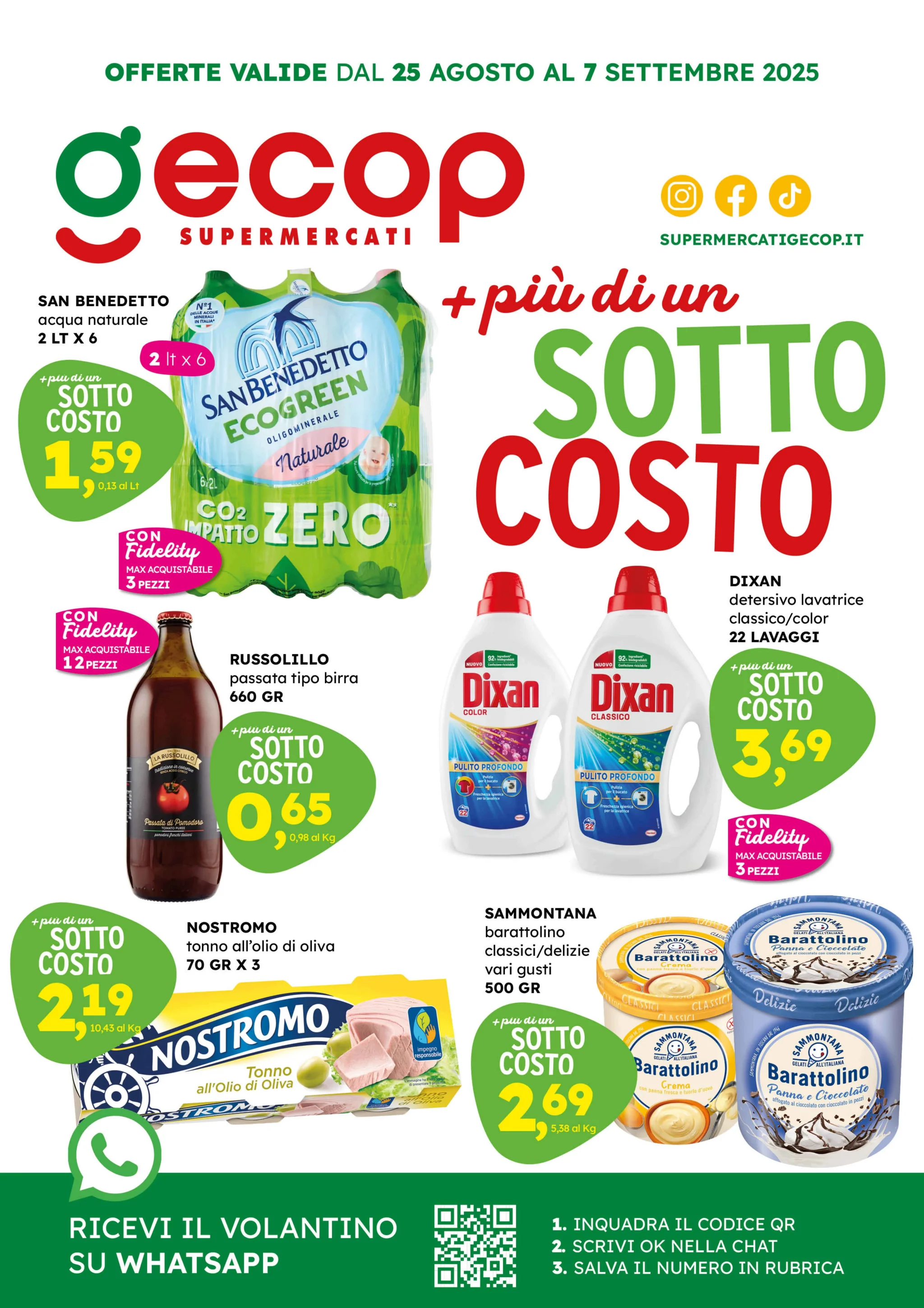 Volantino Gecop Più di un Sottocosto dal 25/08 al 7/09/2025