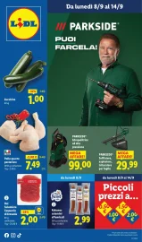 Volantino Lidl Piccoli Prezzi fino al 14 dall’8/09/2025
