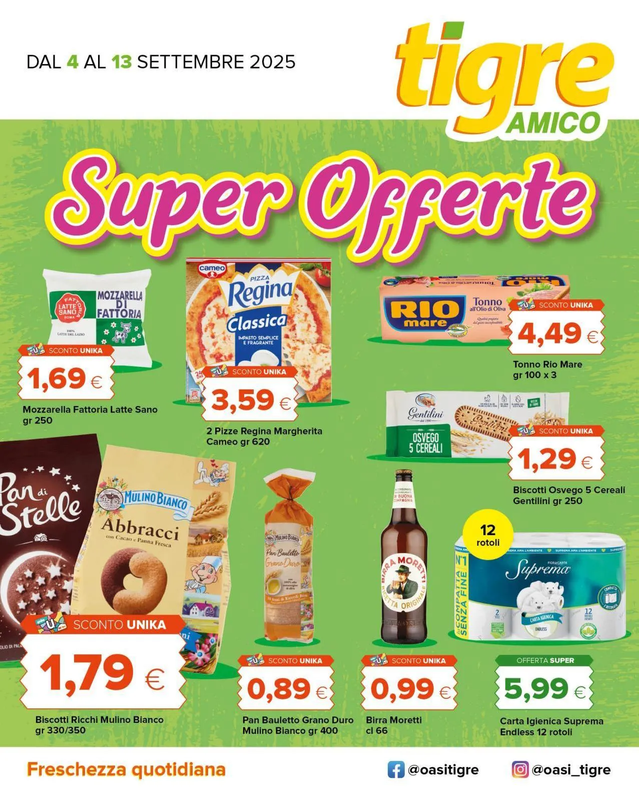 Volantino Tigre Amico Super Offerte dal 4 al 13/09/2025