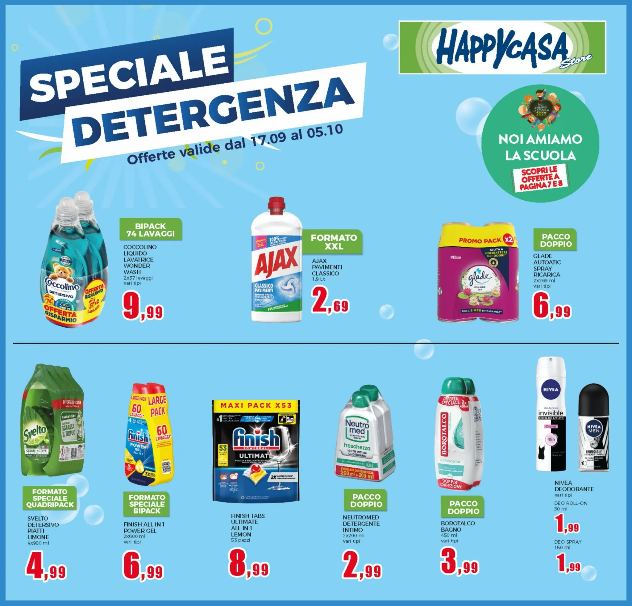 HappyCasa Speciale Detergenza: Volantino fino al 5/10/2025