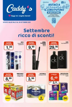 Volantino Caddy’s Settembre Ricco di Sconti fino al 30/09/2025