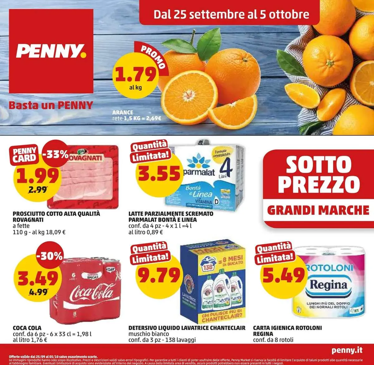Volantino Penny Sottoprezzo fino al 5/10 dal 25/09/2025