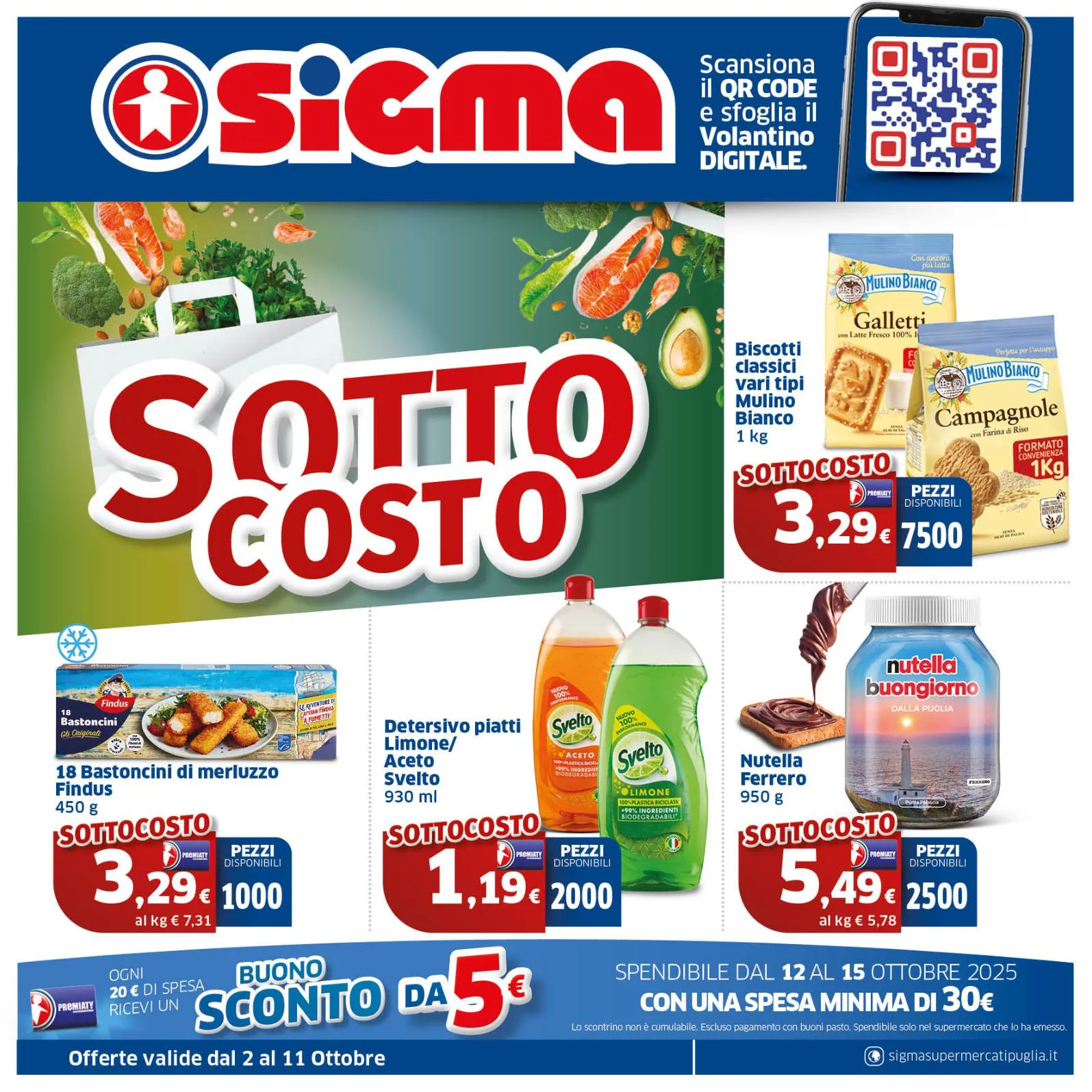 Volantino Sigma Sottocosto dal 2 all’11/10/2025