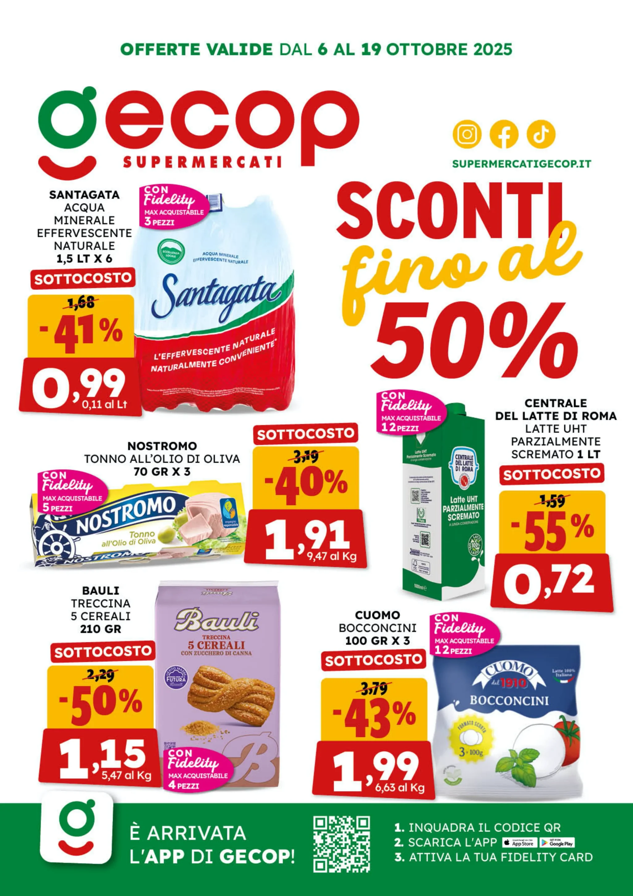 Volantino Gecop Sconti fino al 50% dal 6 al 19/10/2025