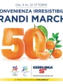 Volantino Esselunga Grandi Marche al 50% dal 9 al 22/10/2025