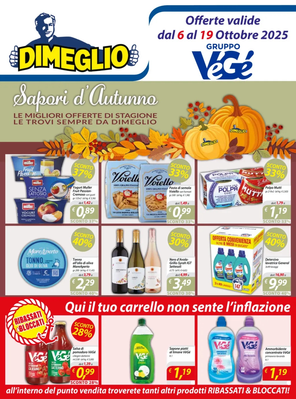 Volantino DiMeglio Sapori d’Autunno dal 6 al 19/10/2025