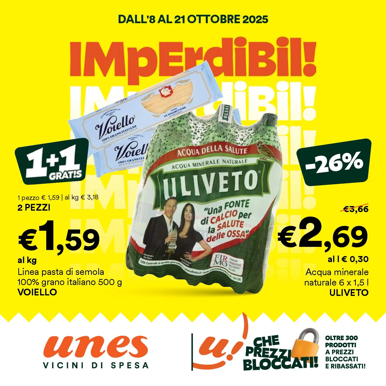 Volantino Unes Imperdibili dall’8 al 21/10/2025