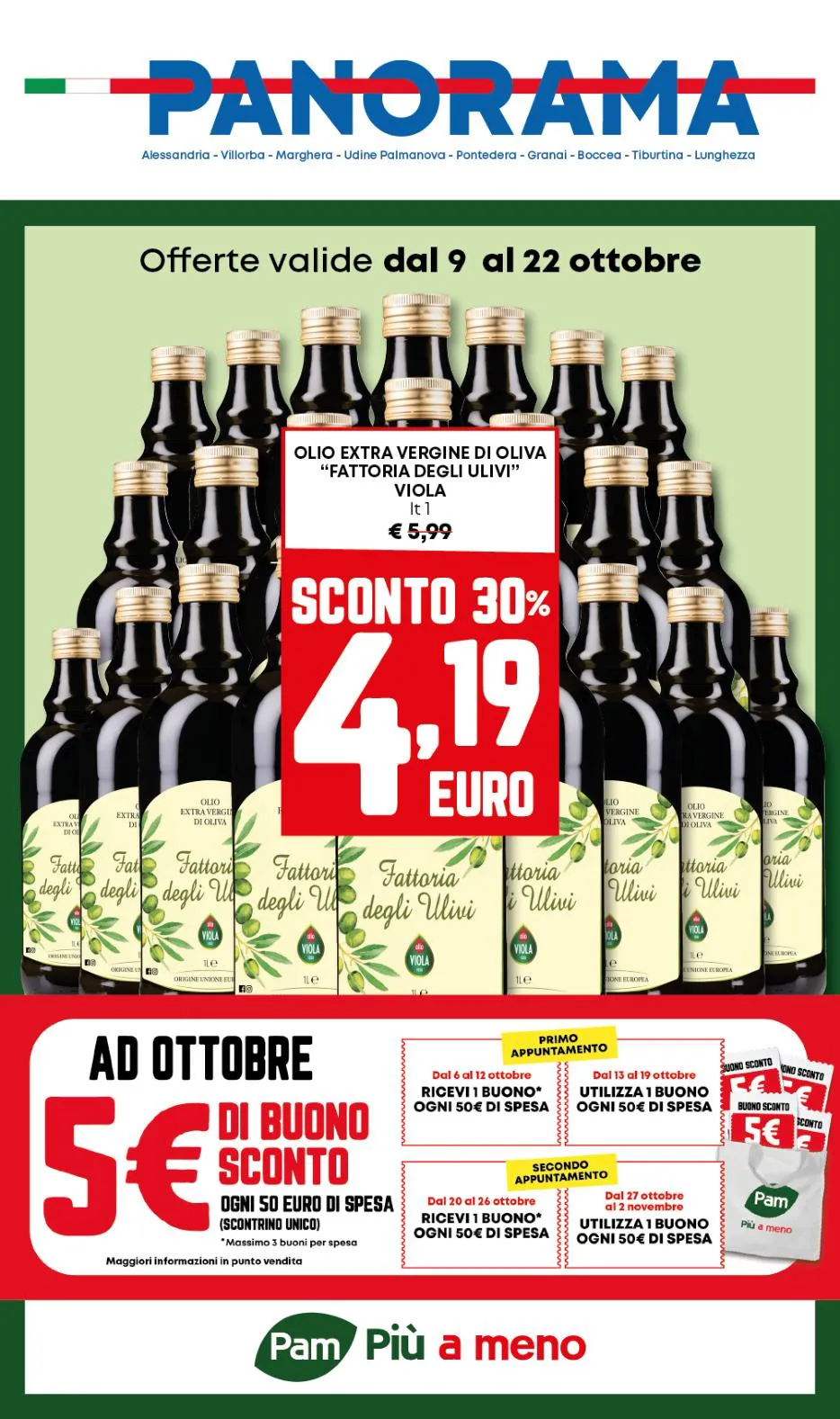 Volantino Panorama Sconti e Maxi Formati dal 9 al 22/10/2025