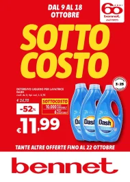Volantino Bennet Sottocosto valido dal 9 al 22/10/2025