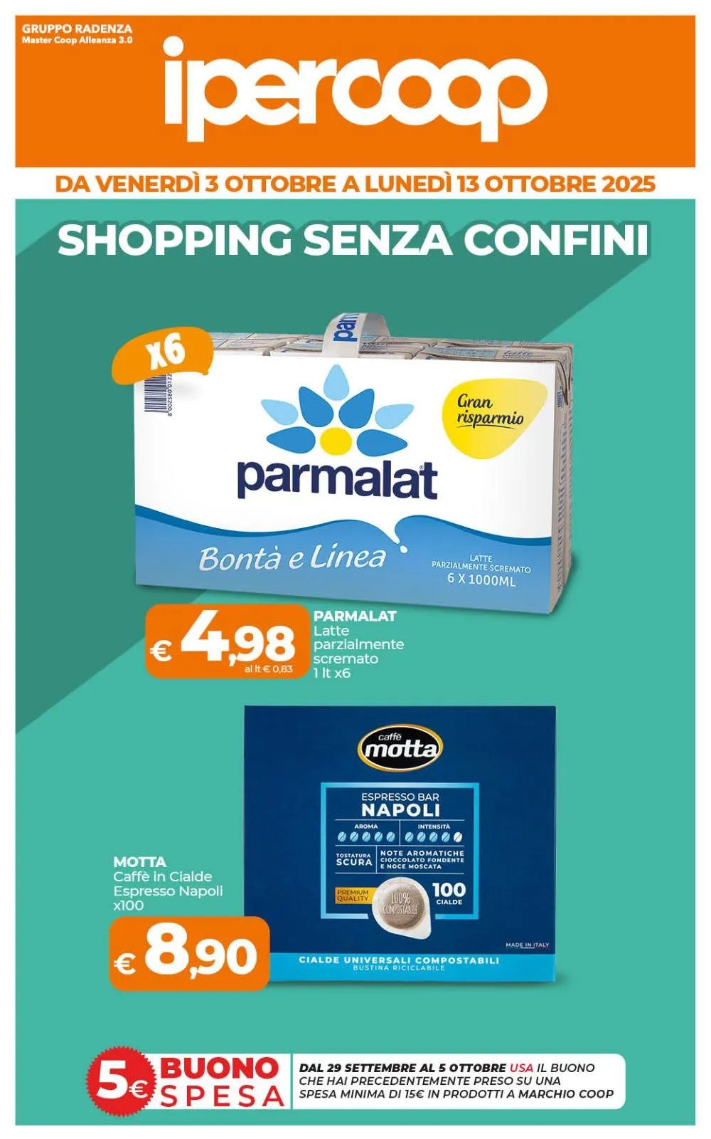 Volantino Ipercoop Sicilia Senza Confini fino al 13/10/2025
