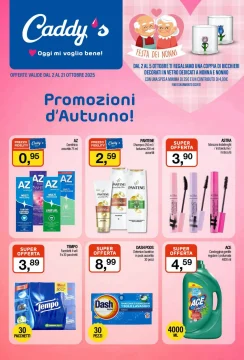 Volantino Caddy’s Promozioni d’Autunno fino al 21/10/2025