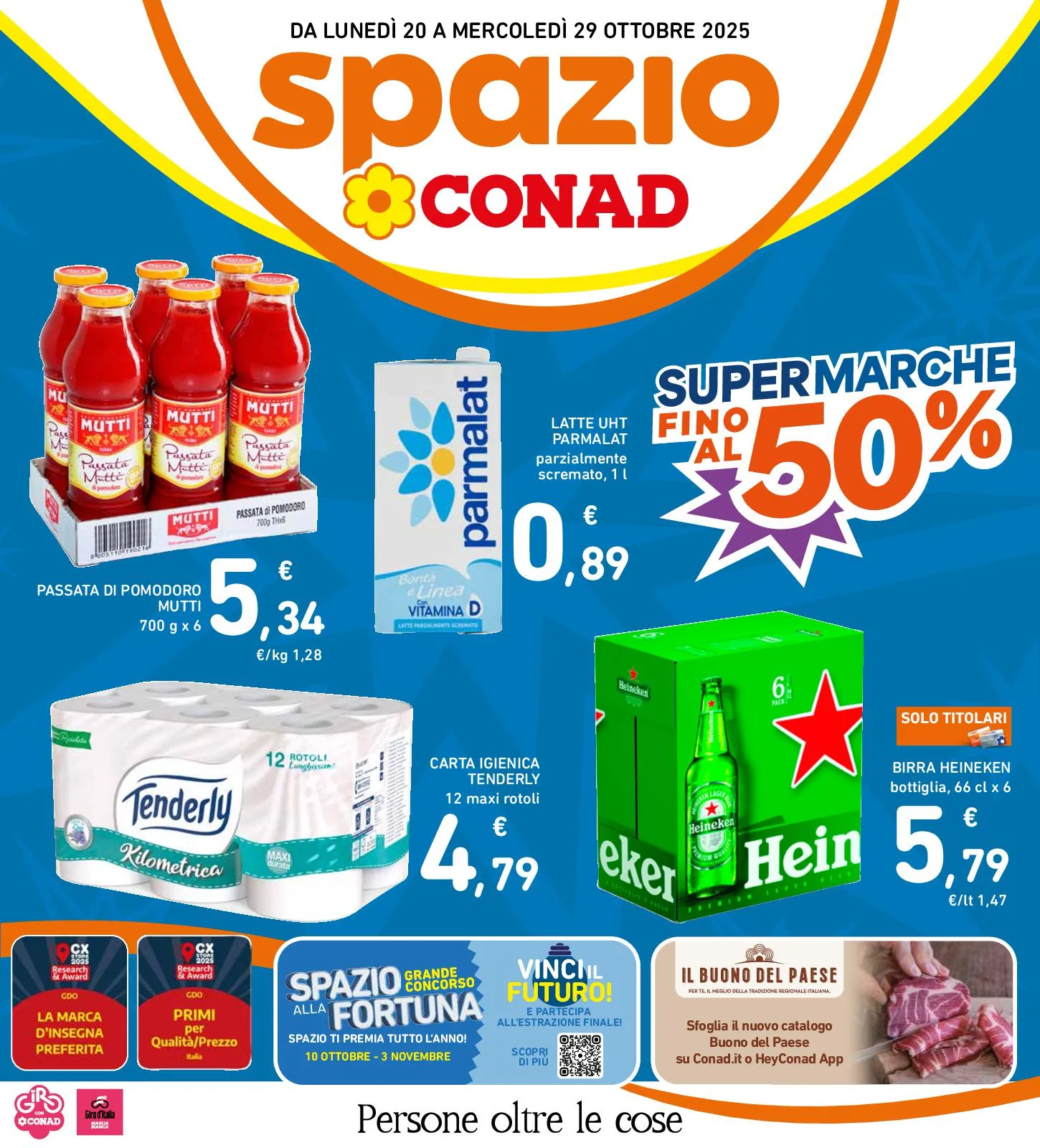 Volantino Spazio Conad Super Marche fino al 50% dal 20/10/2025