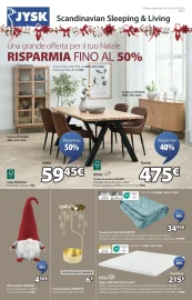 Volantino JYSK Offerta per il tuo Natale dal 16/10 al 30/11/2025