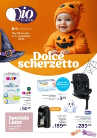 Volantino Io Bimbo Dolcetto Scherzetto dal 24/10 al 16/11/2025