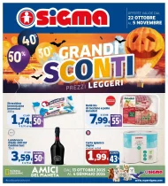 Volantino Sigma Grandi Sconti dal 22/10 al 5/11/2025