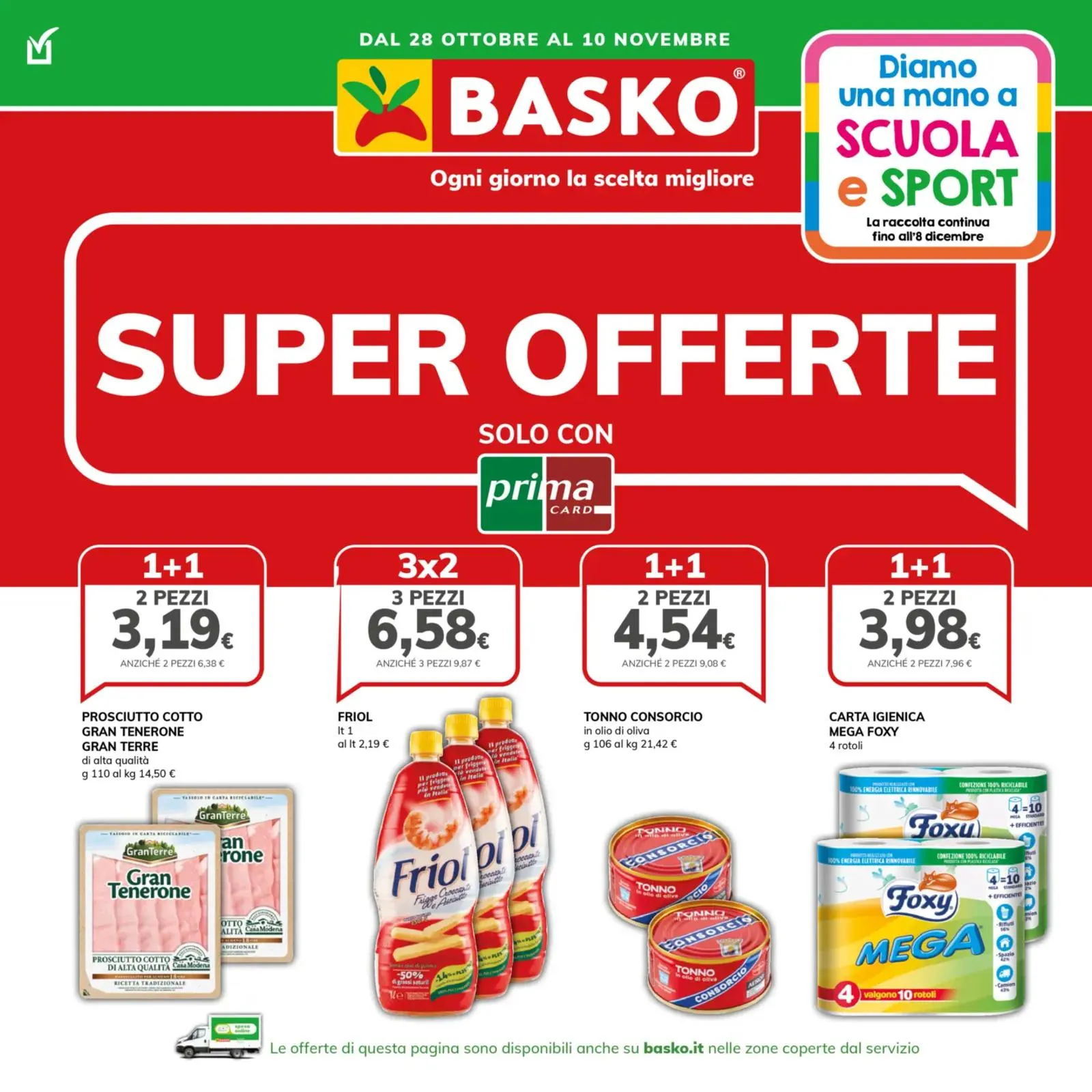 Volantino Basko Super Offerte dal 28/10 al 10/11/2025