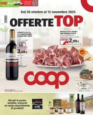 Volantino Coop Offerte Top dal 30/10 al 12/11/2025 Volantino Coop Offerte Top dal 30/10 al 12/11/2025