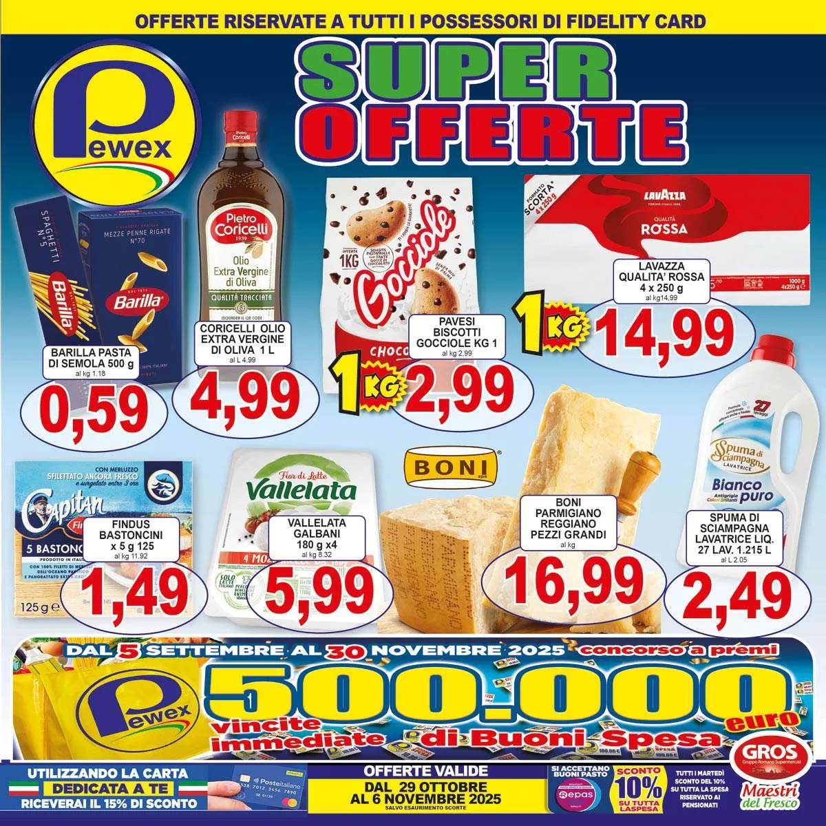 Volantino Pewex Super Offerte dal 29/10 al 6/11/2025