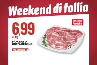 Eurospin Weekend di Follia Volantino dal 31/10 al 2/11/2025