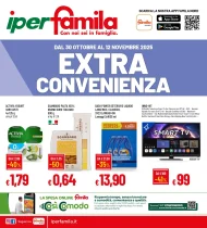 Volantino IperFamila Extra Convenienza dal 30/10 al 12/11/2025