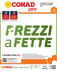 Volantino Conad City Prezzi a Fette dal 31/10 al 6/11/2025 Volantino Conad City Prezzi a Fette dal 31/10 al 6/11/2025