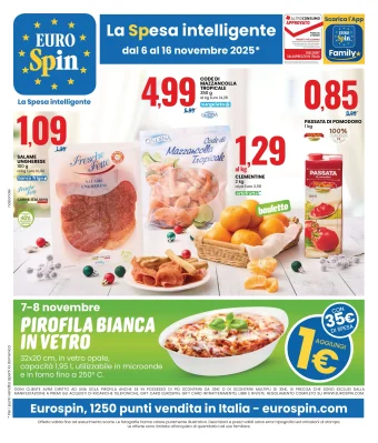 Volantino Eurospin Sapori in Festa fino al 16 dal 6/11/2025