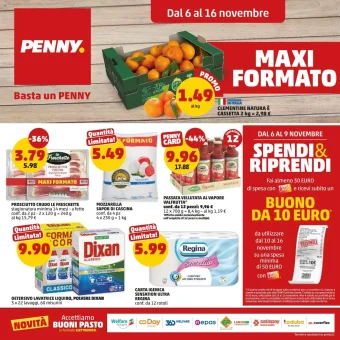 Volantino Penny Maxi Formato fino al 16 dal 6/11/2025