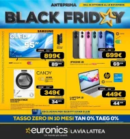 Volantino Euronics La Via Lattea Black Friday fino al 12/11/2025