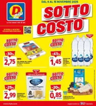 Volantino DPiù Sottocosto fino al 15 dal 6/11/2025