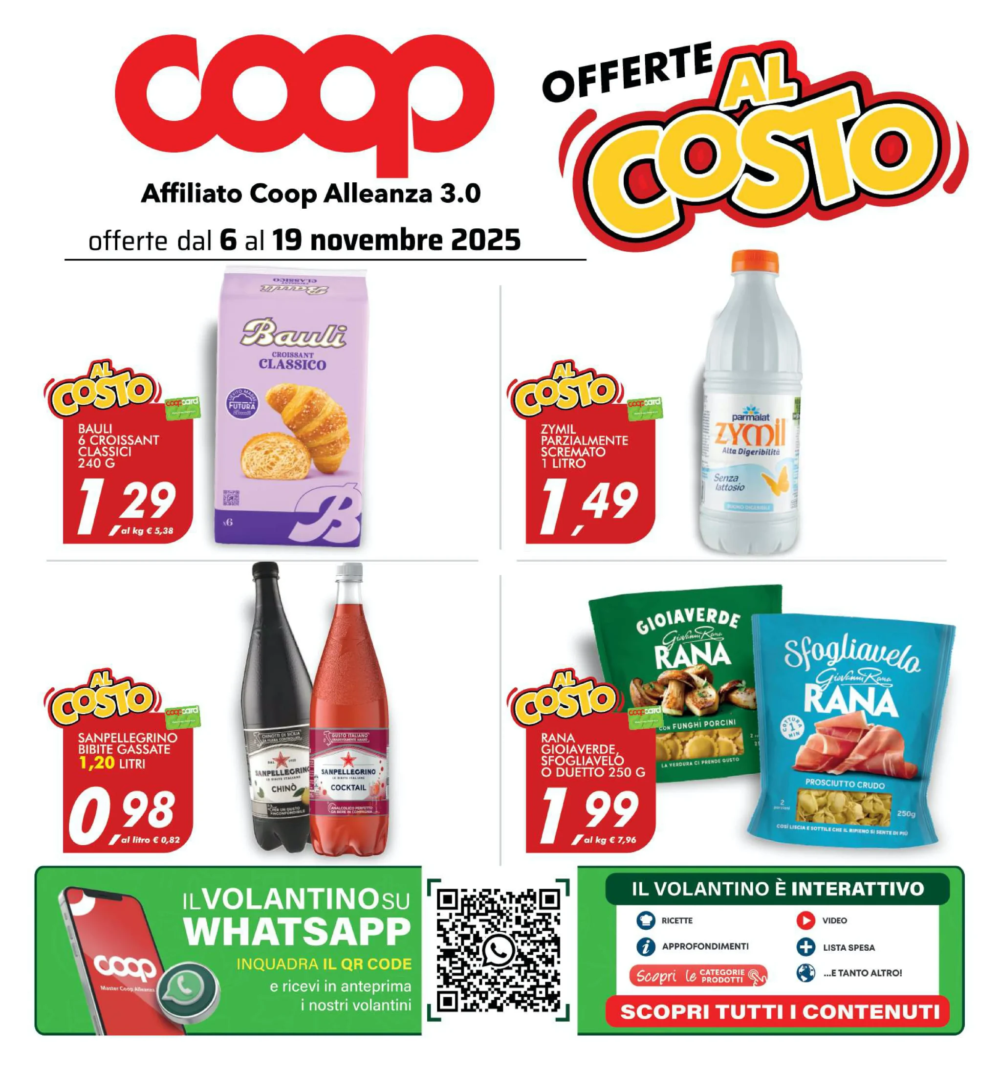Volantino Coop Master Alleanza Al Costo dal 6 al 19/11/2025