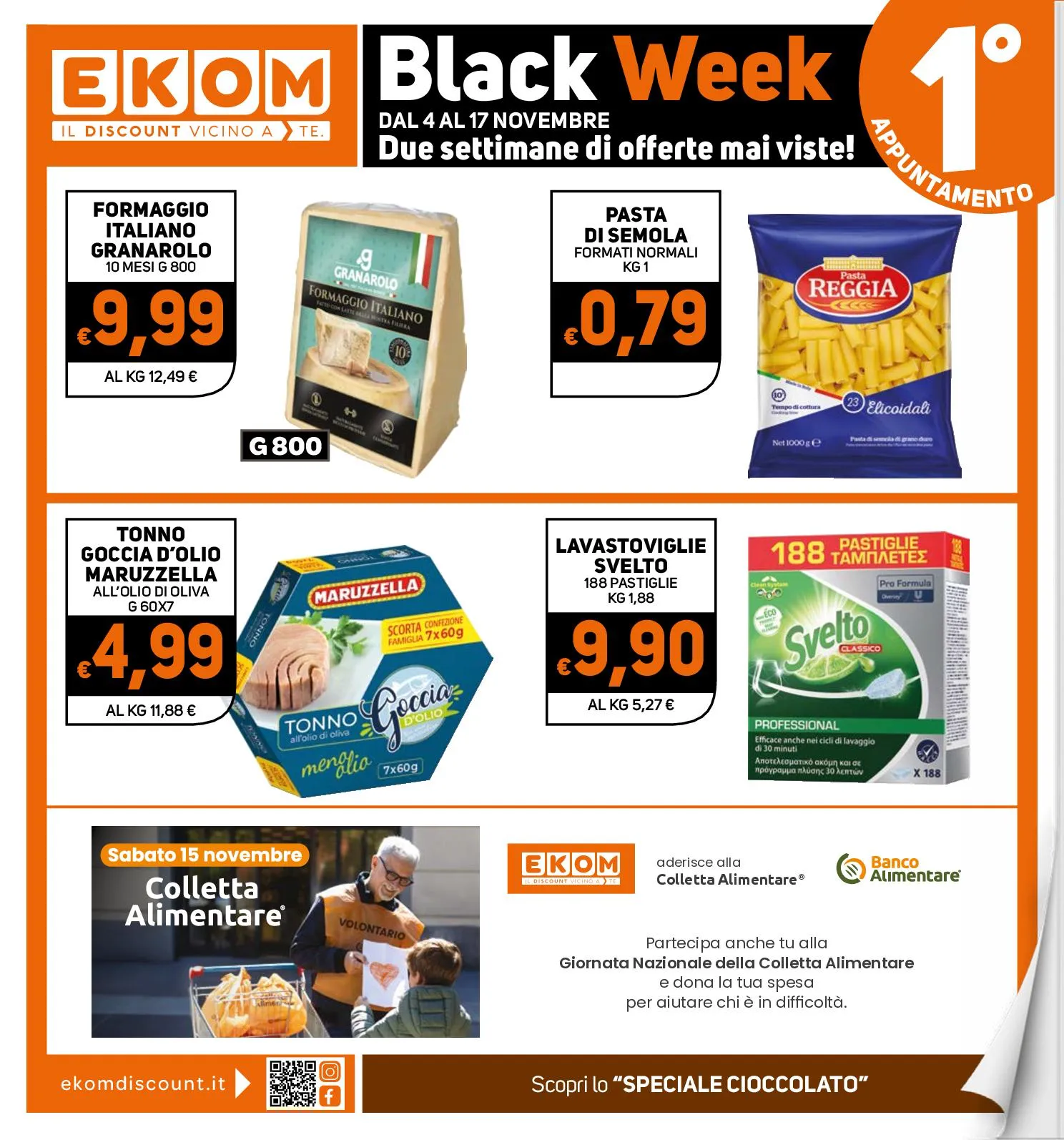 Volantino Ekom Black Week dal 4 al 17/11/2025