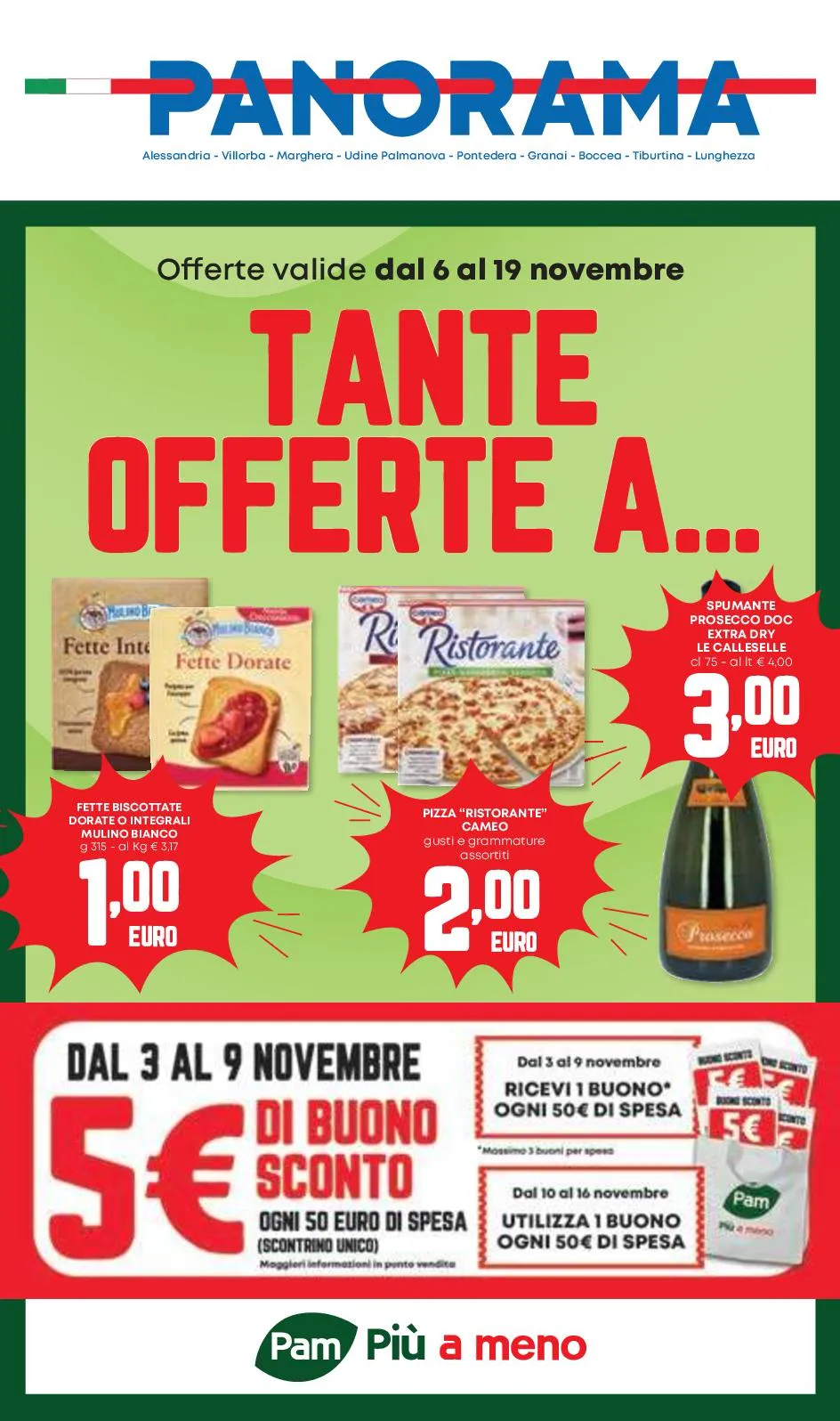 Volantino Panorama Tante Offerte A.. dal 6 al 19/11/2025