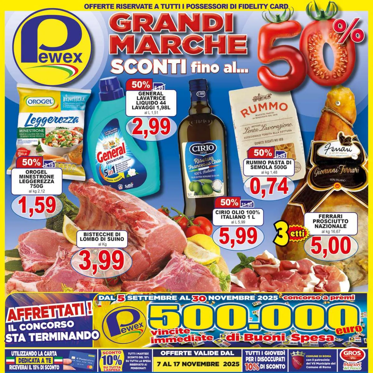 Volantino Pewex Grandi Marche Sconti dal 7 al 17/11/2025