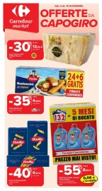 Volantino Carrefour Market Offerte da Capogiro dal 4 al 16/11/2025