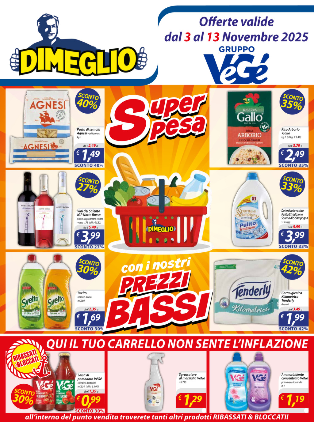 Volantino DiMeglio Super Spesa dal 3 al 13/11/2025