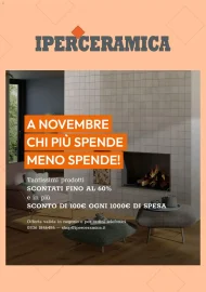 Volantino Iperceramica Sconti fino al 60% dal 1 al 30/11/2025