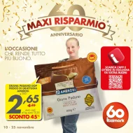 Volantino Italmark Maxi Risparmio dal 10 al 25/11/2025