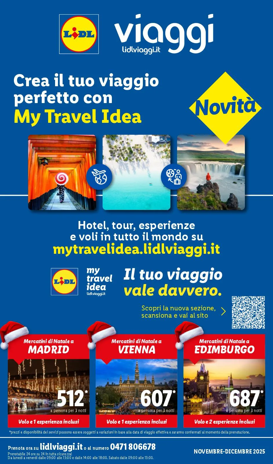 Offerte Lidl Viaggi (Novembre/Dicembre)