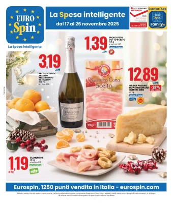 Volantino Eurospin Offerte Fine Mese fino al 26 dal 17/11/2025