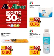 Volantino Alì e Aliper Sconto 30% dal 13 al 26/11/2025 Volantino Alì e Aliper Sconto 30% dal 13 al 26/11/2025
