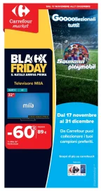 Volantino Carrefour Market Black Friday dal 17/11 al 1/12/2025 Volantino Carrefour Market Black Friday dal 17/11 al 1/12/2025