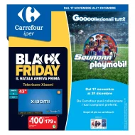 Volantino Carrefour Black Friday sconti dal 17/11 al 1/12/2025