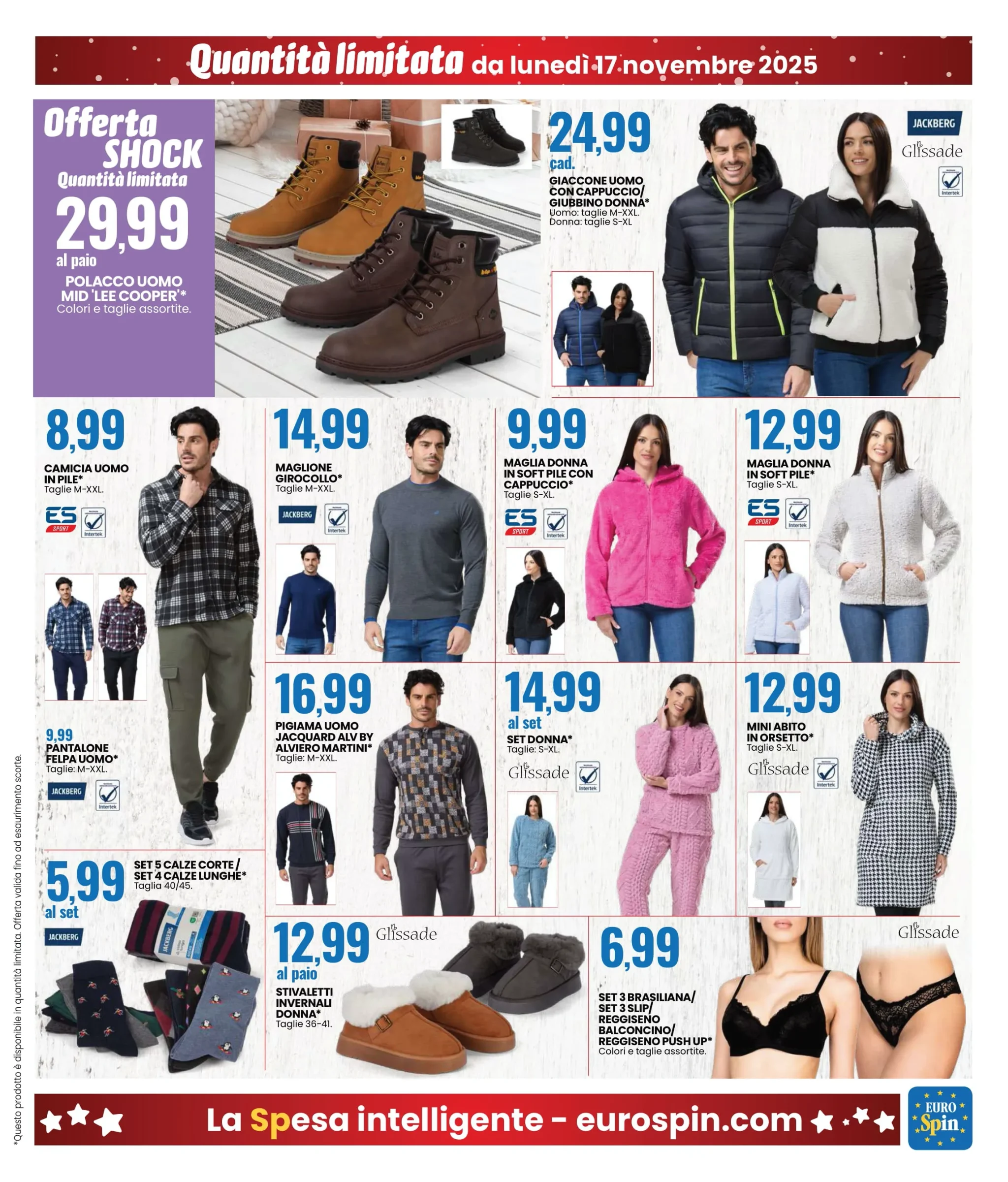 Eurospin Quantità Limitata Volantino dal 17 al 26/11/2025