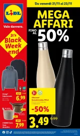 Volantino Lidl Mega Affari fino al 50% dal 21 al 23/11/2025