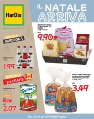 Volantino HarDis Il Natale Arriva dal 20 al 30/11/2025