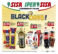 Volantino Sisa Black Days dal 25/11 al 4/12/2025